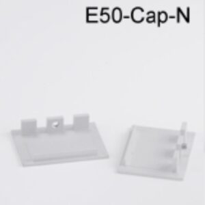 Capot en Aluminium sans vis E50-Cap-N