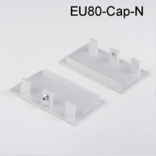 Capot en Aluminium sans vis EU80-Cap-N