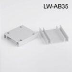Embase du Pont en Aluminium TR35-ABB