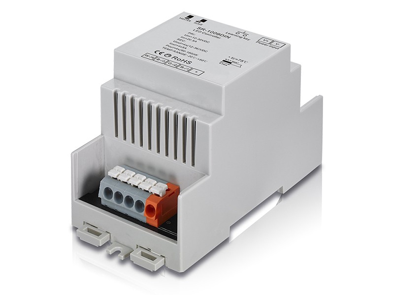 Contrôleur RF RGBW de LED monté sur rail DIN SR-1009DIN