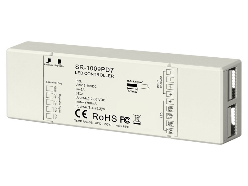sr-1009npd7_5_2 Contrôleur RF courant constant 4CH 700mA SR-1009PD7