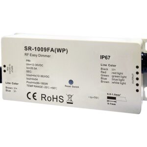 Contrôleur RF RGBW étanche de LED SR-1009FAWP