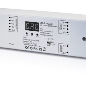Variateur Interrupteur DMX512 à 2 canaux Triac AC SR-2102AC