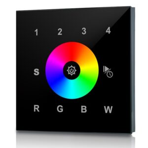 Contrôleur RF RGBW Mural Tactile de LED SR-2820