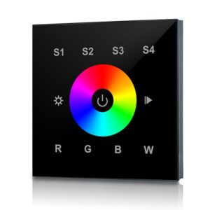 Contrôleur RF RGBW Mural Tactile de LED SR-2820B