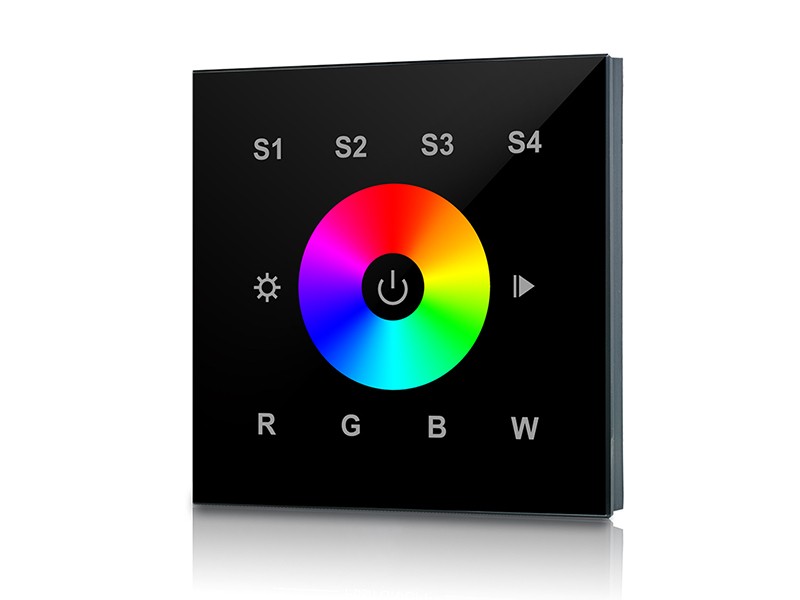 Contrôleur RF RGBW Mural Tactile de LED SR-2820B