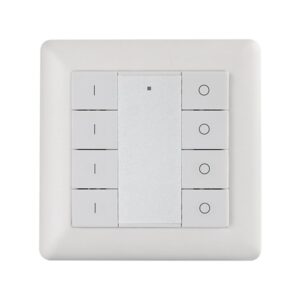 Variateur RF Mural 4 Zones à Boutons Poussoirs SR-2853K8-DIM