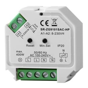 Variateur ZigBee AC Phase-Cut SR-ZG9101SAC-HP