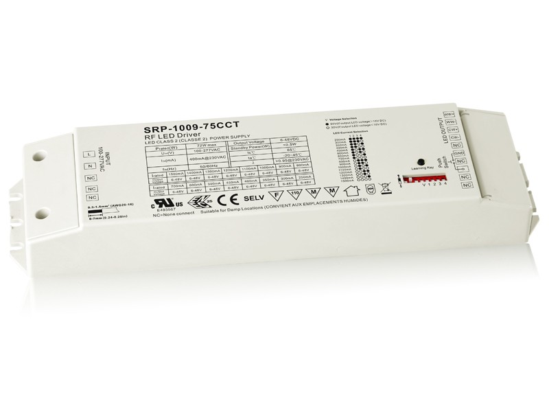 srp-1009-75cct_2 Variateur RF 2 canaux courant constant 75W LED Driver SRP-1009-75CCT