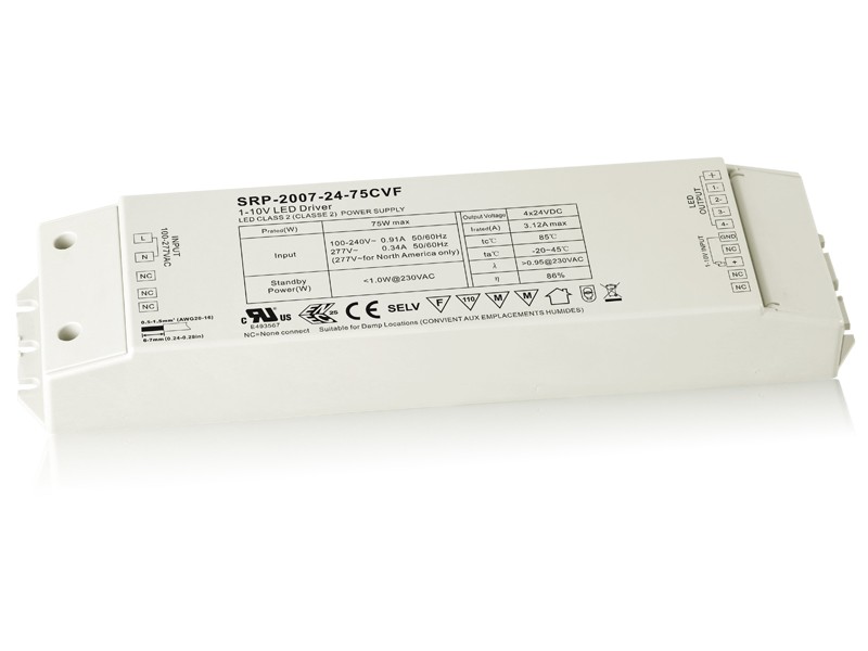 srp-2007-24-75cvf_2 Variateur RF 4 canaux tension constante 75W LED Driver SRP-1009-24-75CVF