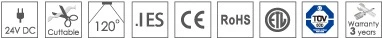 Certificats Rubans LED 2216 CRI Plus Que 90