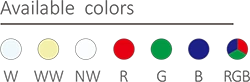 Couleurs Neon Flex Silicone 3 faces émettrices 12mm 