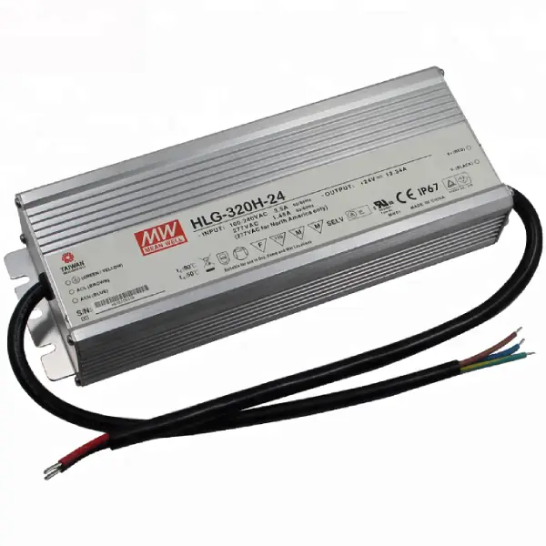Driver LED à tension et courant constants 320W HLG-320H-24