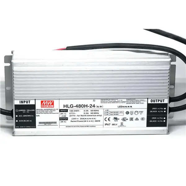 ITP_HLG-480H-24_t Driver LED à tension et courant constants 480W HLG-480H-24