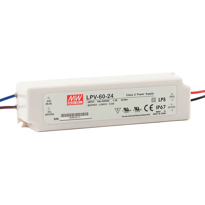 LPV-60-24 Alimentation Commutateur Sortie Unique 60W LPV-60-24