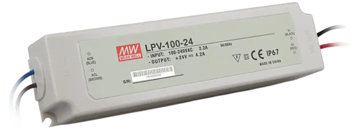 Driver LED et Alimentation Commutateur Sortie Unique 100W LPV-100-24